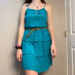 Lily Rose Teal Summer Dress